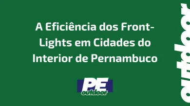 Ponto nº A Eficiência dos Front-Lights em Cidades do Interior de Pernambuco